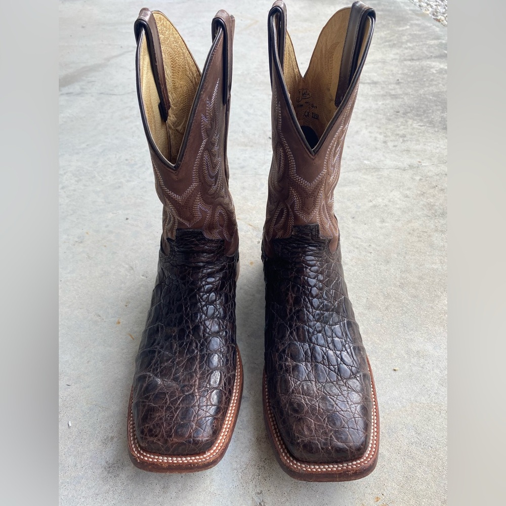 Voltage Almond Justin Men’s Cowboy Boots